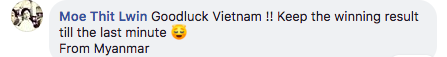 Dân mạng nước ngoài hết lòng ủng hộ và tin tưởng đội tuyển Việt Nam sẽ giành ngôi vô địch AFF Cup 2018-12