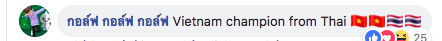 Dân mạng nước ngoài hết lòng ủng hộ và tin tưởng đội tuyển Việt Nam sẽ giành ngôi vô địch AFF Cup 2018-10