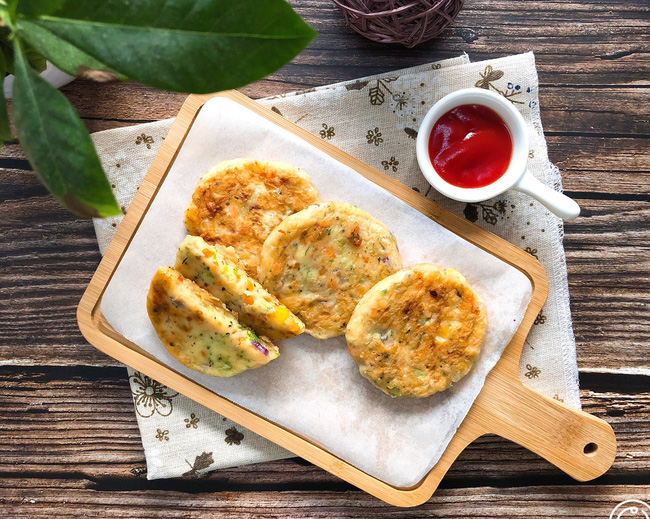 Bữa sáng chỉ cần một chiếc bánh khoai như thế này thôi cũng đủ no bụng-5