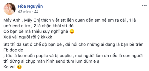 Dường như Hoà Minzy cảm thấy khó chịu khi bạn bè cứ nhắc đến Công Phượng và tỉ số HOÀ thì phải?-6