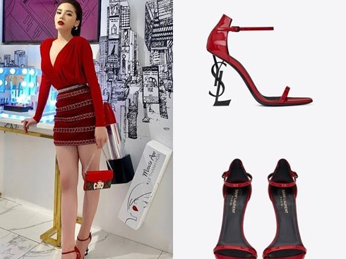 Không chỉ nhiều áo phông và túi hiệu, Kỳ Duyên còn sở hữu bộ sưu tập giày đắt đỏ