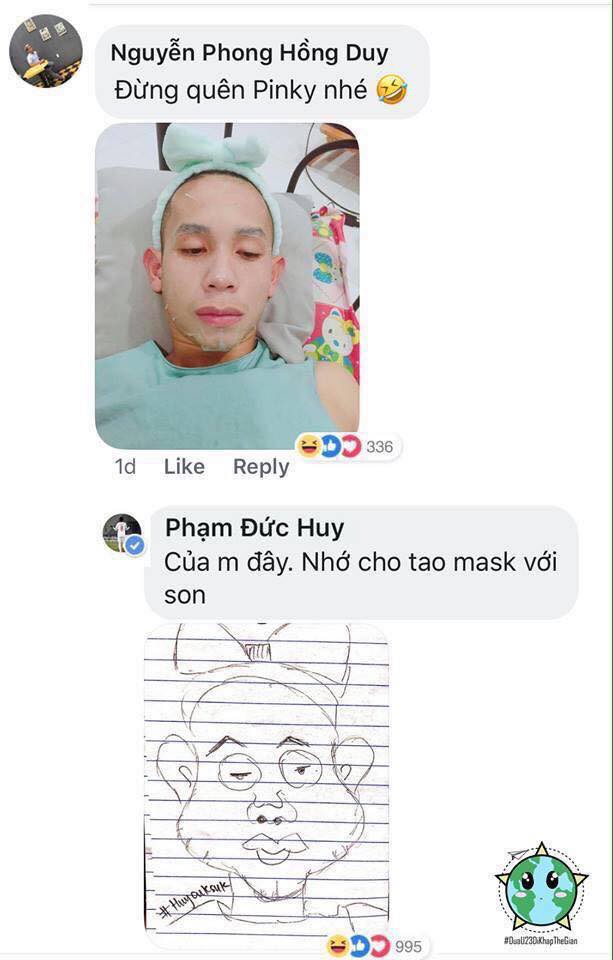 Cười ngặt nghẽo với loạt ảnh Đức Huy trổ tài vẽ đồng đội, trông ai cũng ngã cây y như tranh biếm họa-2