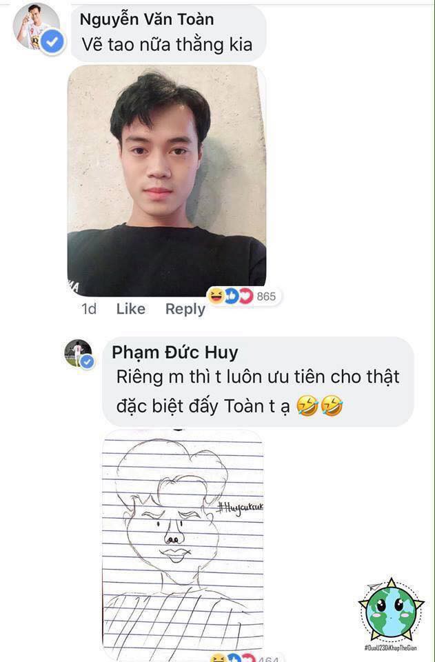Cười ngặt nghẽo với loạt ảnh Đức Huy trổ tài vẽ đồng đội, trông ai cũng ngã cây y như tranh biếm họa-11