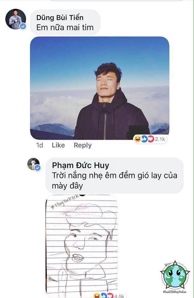 Cười ngặt nghẽo với loạt ảnh Đức Huy trổ tài vẽ đồng đội, trông ai cũng ngã cây y như tranh biếm họa-19