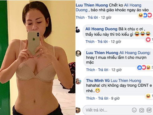 Thu Minh khoe vòng eo 'chấp hết các thể loại 56' nhưng phản ứng của Tóc Tiên và Lưu Thiên Hương khiến ai cũng cười bò