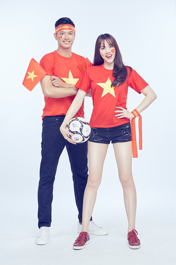 Trang Nhung khoe dáng nuột nà như thuở son rỗi cổ vũ đội tuyển Việt Nam-6