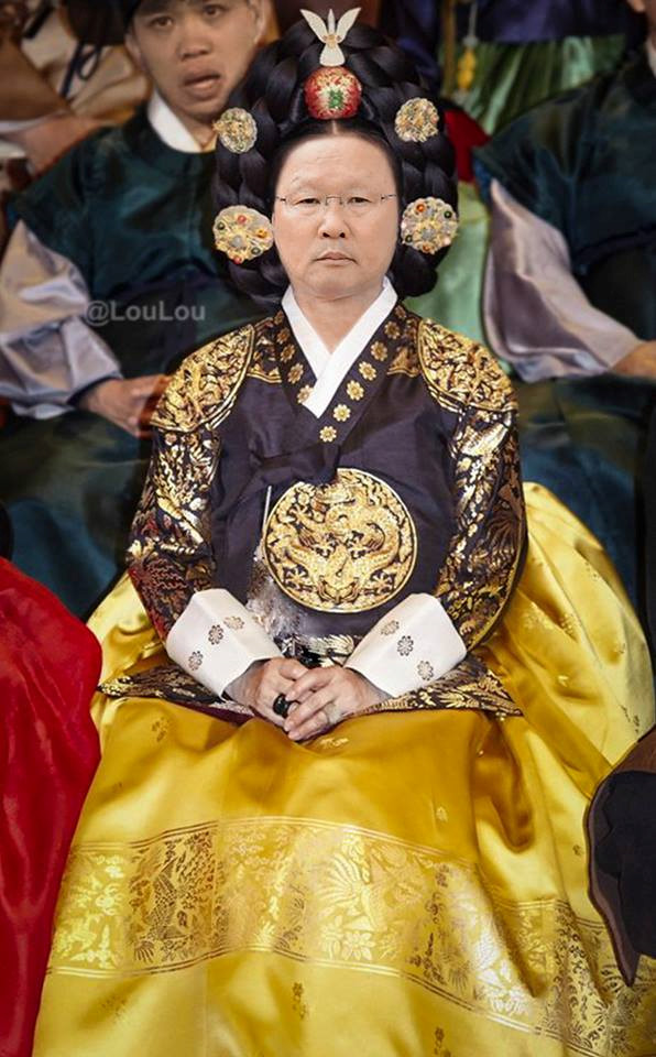 Ảnh chế cầu thủ Việt Nam hoá thành mỹ nhân cổ trang Hàn Quốc-6