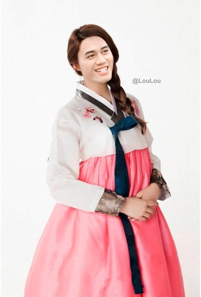 Ảnh chế cầu thủ Việt Nam hoá thành mỹ nhân cổ trang Hàn Quốc-10