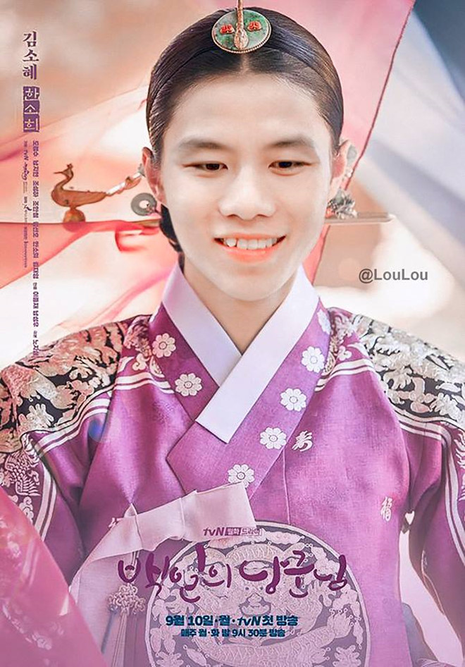 Ảnh chế cầu thủ Việt Nam hoá thành mỹ nhân cổ trang Hàn Quốc-13