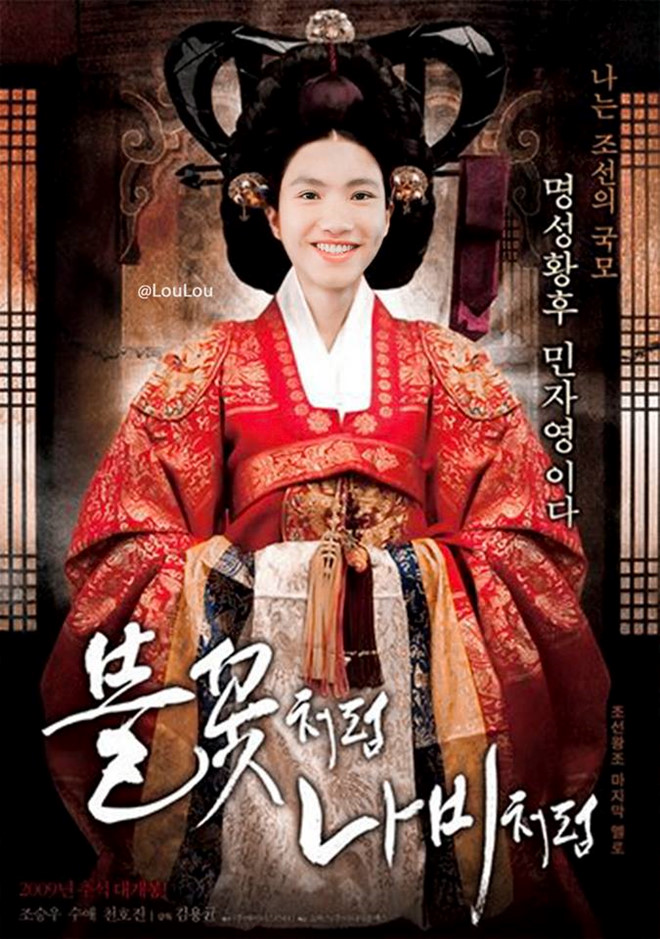 Ảnh chế cầu thủ Việt Nam hoá thành mỹ nhân cổ trang Hàn Quốc-16