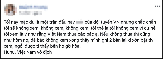 Hội chị em nặng nghiệp tự nguyện không xem trận chung kết lượt về AFF Cup vì... cứ xem là thua-4
