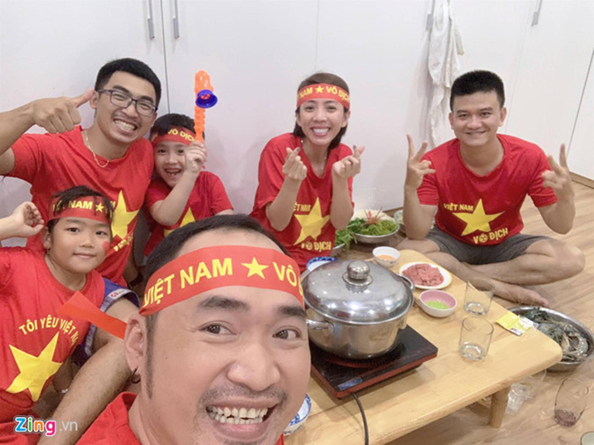 Dàn sao Việt vỡ òa khi đội tuyển Việt Nam ghi bàn thắng-4