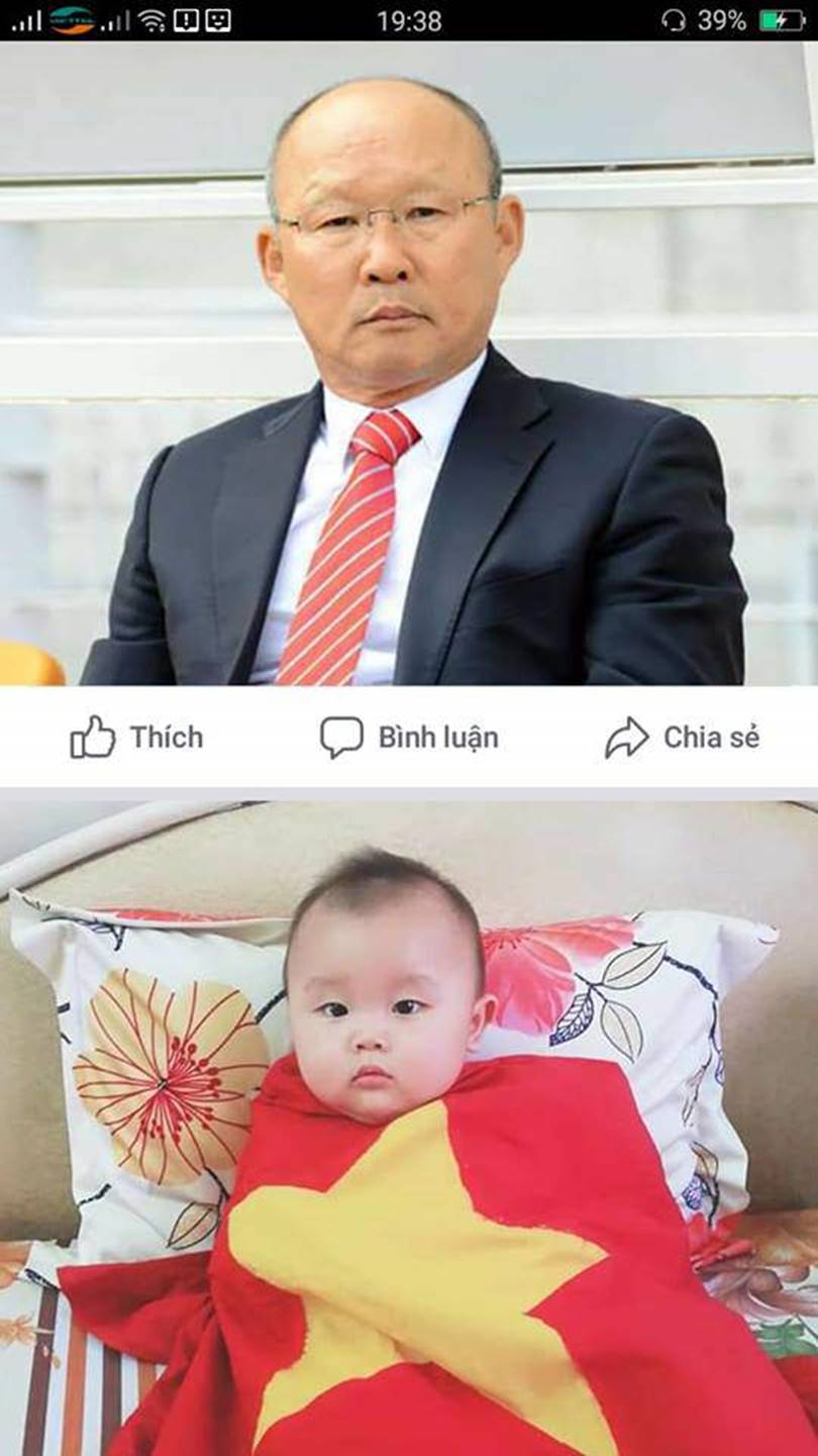 Sau đêm vô địch AFF 2018, Việt Nam bỗng xuất hiện hàng chục em bé bản sao Park Hang Seo-6