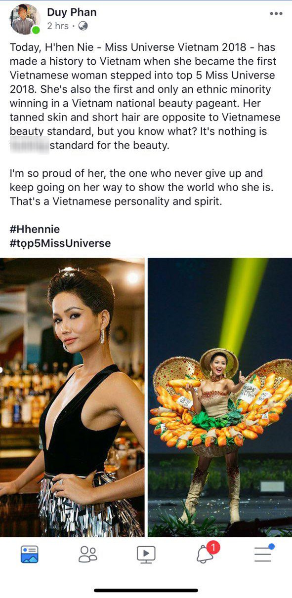 Cư dân mạng tự hào gọi tên HHen Niê vì thành tích lọt vào Top 5 Miss Universe đầy thuyết phục-1