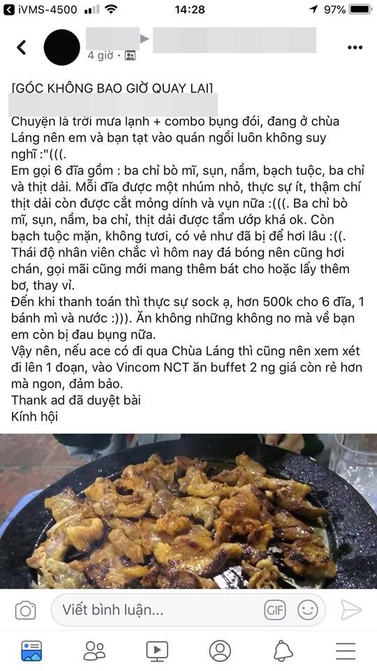 Tố hàng nướng vỉa hè chặt chém, cô gái bị chủ quán tung clip camera phản pháo, nhưng cái kết mới thật sự bất ngờ-1