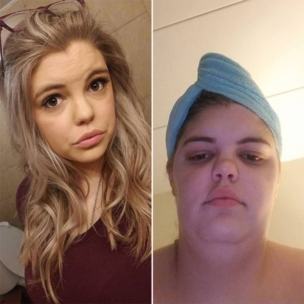 Sự thật gây sốc của gái xinh trên mạng xã hội-5