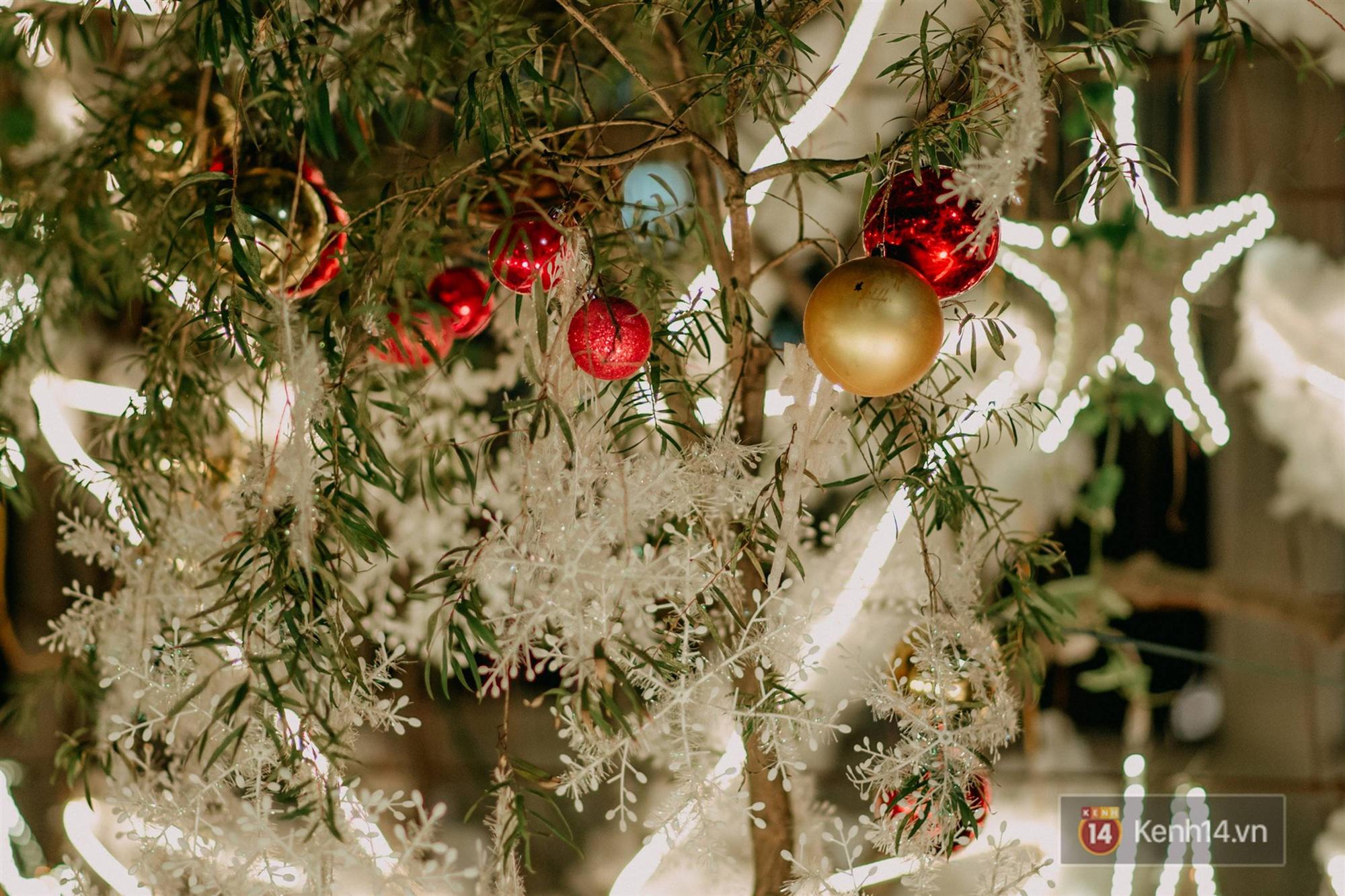 Trường ĐH con nhà giàu này là trường trang trí Noel đẹp nhất VN, có máy phun tuyết nhân tạo, tha hồ sống ảo-12