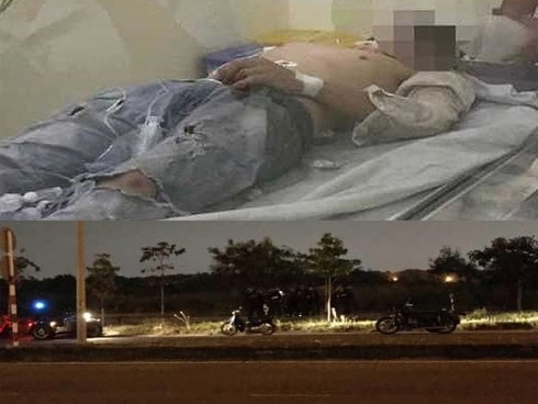 Đôi nam nữ ôm nhau tự tử bất động trên ghế đá làng đại học