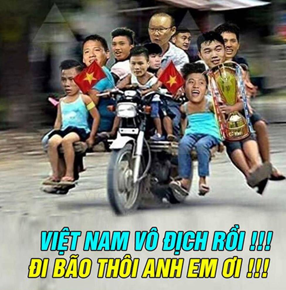 Mạng xã hội ngập tràn ảnh chế ăn mừng Việt Nam vô địch AFF Cup 2018-4