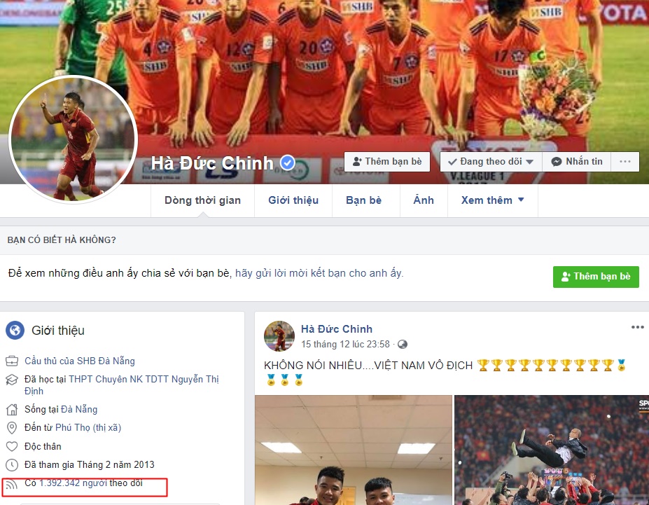 Ngồi ghế dự bị suốt mùa giải, Bùi Tiến Dũng vẫn hút follow ngất ngưởng đến sao hạng A cũng phải cày cuốc mỏi mòn-4