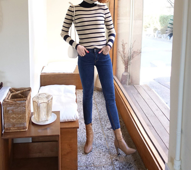 Ngắm 12 set đồ sau, các nàng sẽ nhận ra quần jeans + boots chính là cặp đôi giúp vẻ ngoài đạt 100% sành điệu-12