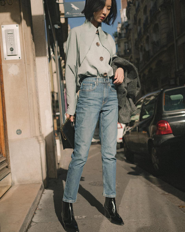 Ngắm 12 set đồ sau, các nàng sẽ nhận ra quần jeans + boots chính là cặp đôi giúp vẻ ngoài đạt 100% sành điệu-8