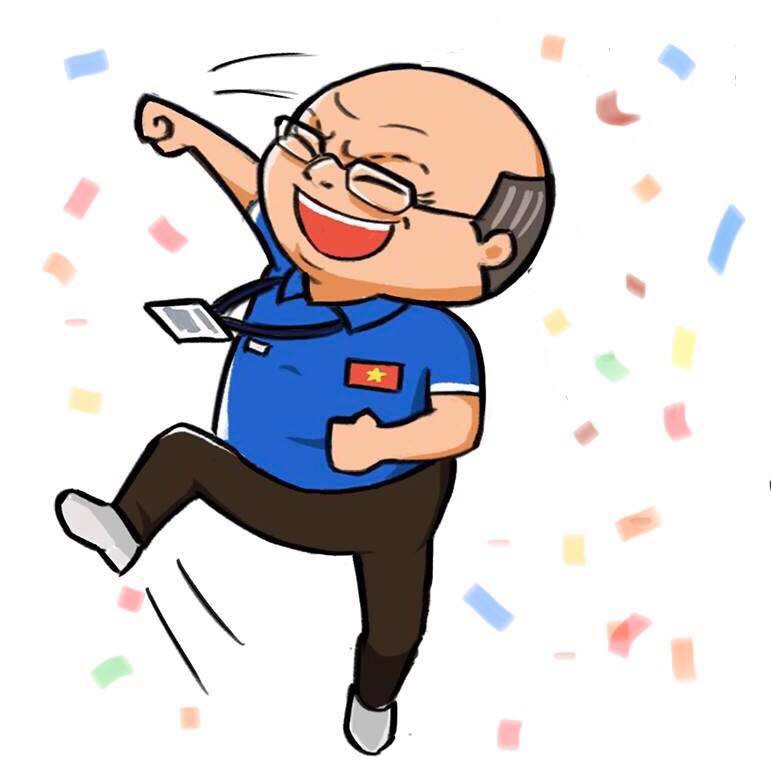 Nếu có truyện tranh về đội bóng Việt, HLV Park Hang-seo hẳn là ông thầy cute phô mai que nhất-2