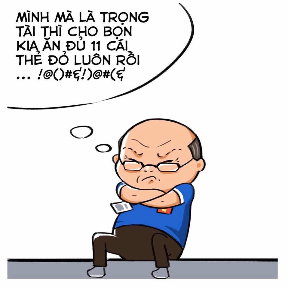 Nếu có truyện tranh về đội bóng Việt, HLV Park Hang-seo hẳn là ông thầy cute phô mai que nhất-9