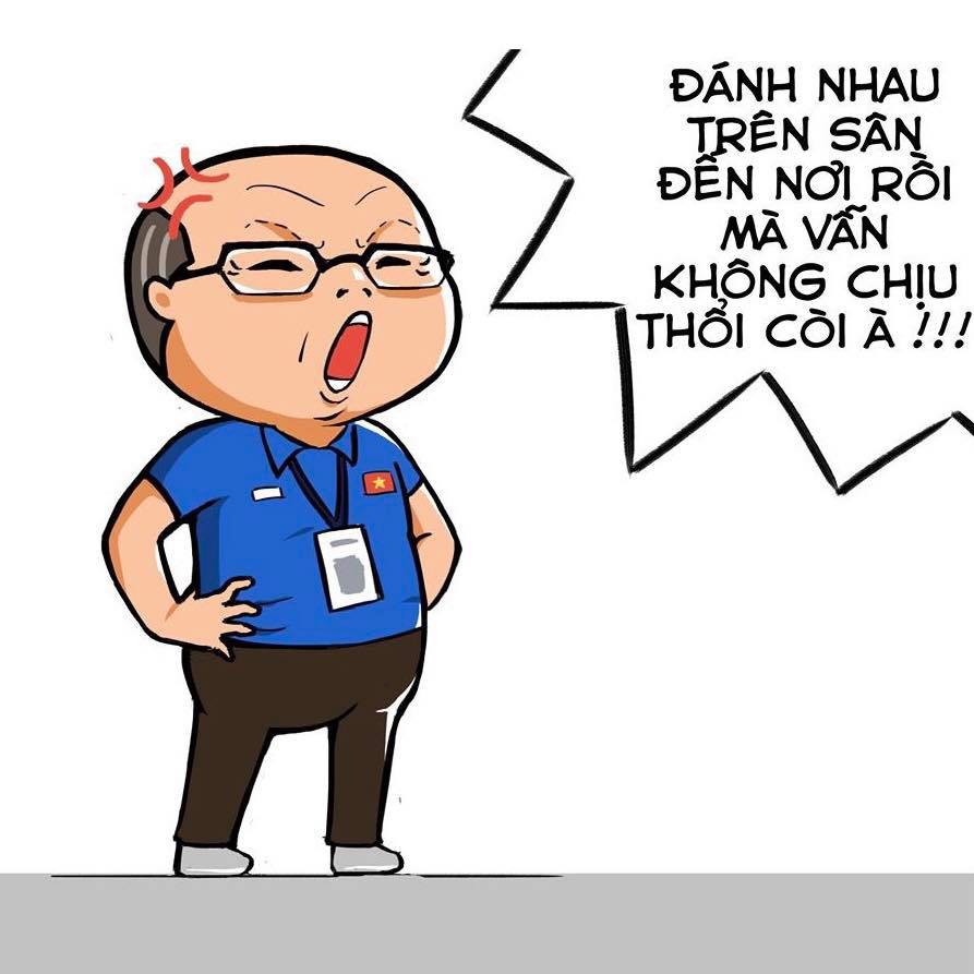 Nếu có truyện tranh về đội bóng Việt, HLV Park Hang-seo hẳn là ông thầy cute phô mai que nhất-6