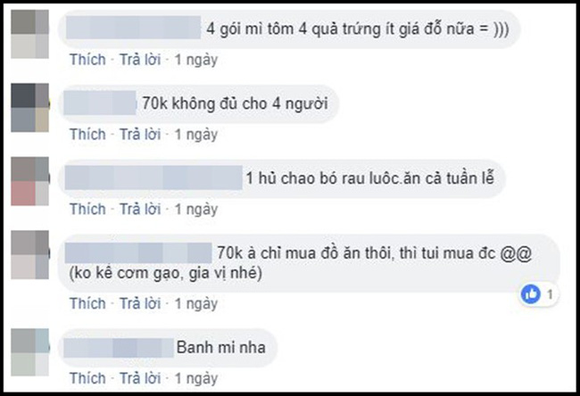70k nấu mâm cơm cho 4 người khiến mẹ trẻ than trời, ai ngờ chị em lại gợi ý 1 loạt thực đơn hấp dẫn-2
