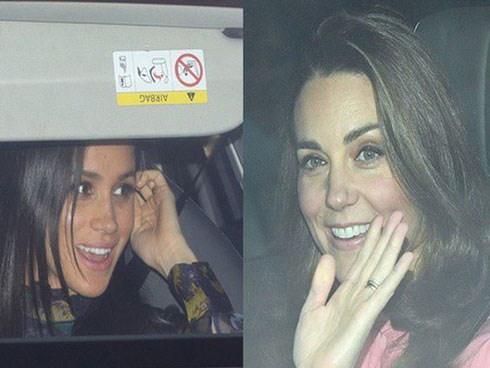 Kate và Meghan lần đầu tiên chạm mặt sau tin đồn rạn nứt nhưng ngoại hình chênh lệch giữa họ mới đáng chú ý