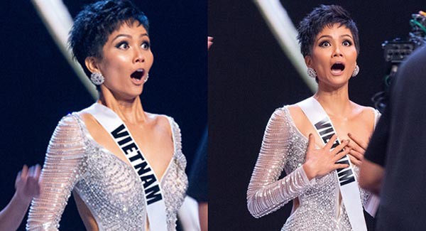 Loạt hình ảnh khó đỡ, gây cười của HHen Niê tại Hoa hậu Hoàn vũ thế giới-9