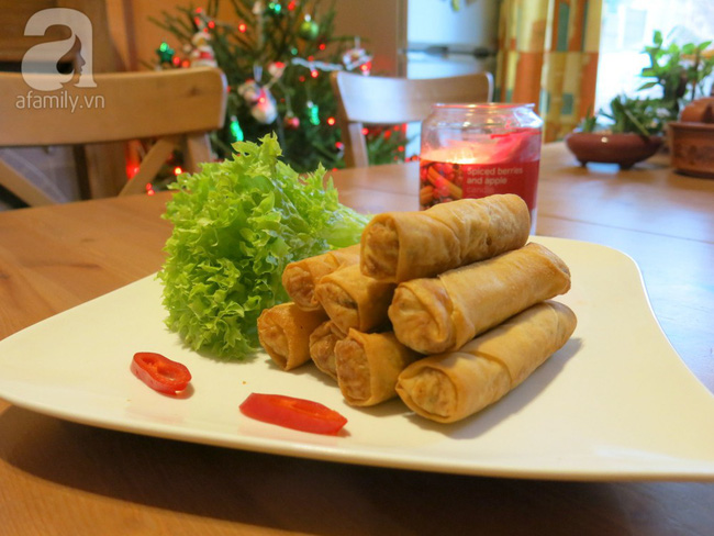 Hot mom Việt ở Anh chia sẻ cách làm chả giò chay ngon nhức nhối-3