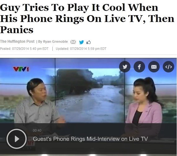 Những sự cố không nhịn được cười trên sóng trực tiếp VTV-3