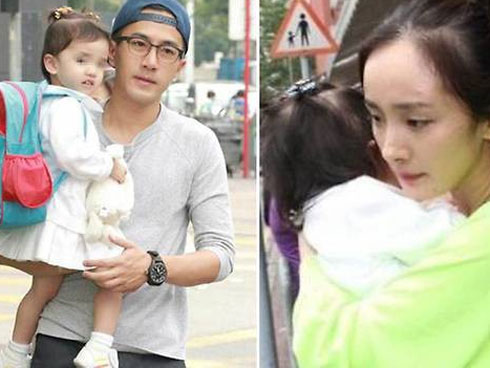 Con gái Dương Mịch lộ mặt sau khi cha mẹ ly hôn và biểu cảm của cô bé gây chú ý lớn-6