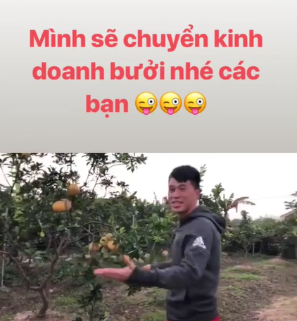 Chưa đi Hàn Quốc, Đình Trọng ở nhà phụ mẹ bán bưởi-2