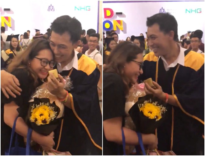 Chàng trai quỳ gối cầu hôn người yêu ngay trong lễ tốt nghiệp khiến ai nấy đều lịm tim vì quá dễ thương-1