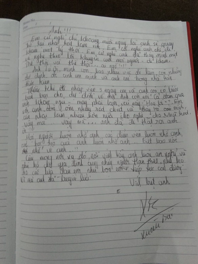 Xuân Bắc bật khóc, viết lời sau cùng cho NSND Anh Tú: Em cứ nghĩ anh chỉ đi khám một tý thôi-3