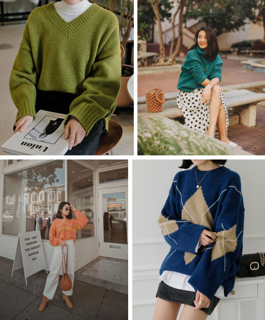 Mùa lễ hội, các nàng sẽ chẳng thể bỏ qua áo len màu mè cùng bí kíp diện vừa xinh lại nổi bần bật sau-2