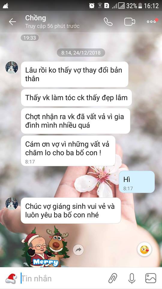 Chồng bế con 2,5 tháng sang hàng xóm ti trực để vợ đi làm tóc cùng lời nhắn khiến vợ trào nước mắt-2