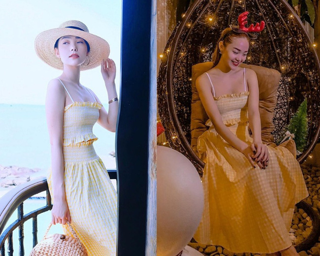Tiết kiệm như Minh Hằng: Diện váy đi biển để mừng Giáng sinh nhưng vẫn đẹp lung linh-3