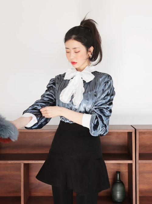 Mách nữ công sở cách mặc sơ mi tiểu thư cực thanh lịch-14