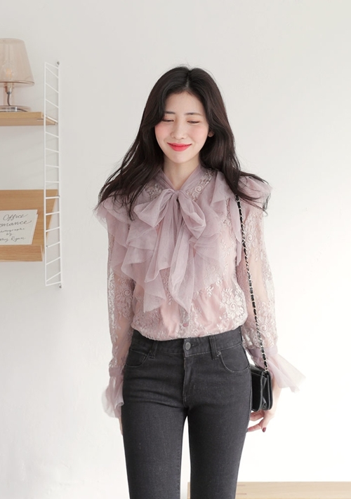 Mách nữ công sở cách mặc sơ mi tiểu thư cực thanh lịch-6