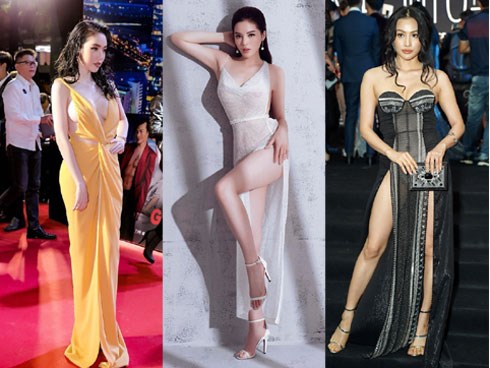 Chốt sổ những ngày cuối năm với 9 bộ cánh phô diễn da thịt táo bạo nhất của các người đẹp Vbiz