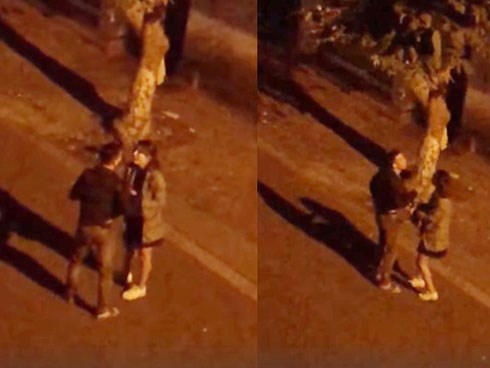 Gặp người yêu đi cùng trai lạ lúc nửa đêm, chàng trai vung tay tát bạn gái rồi quát lớn: 