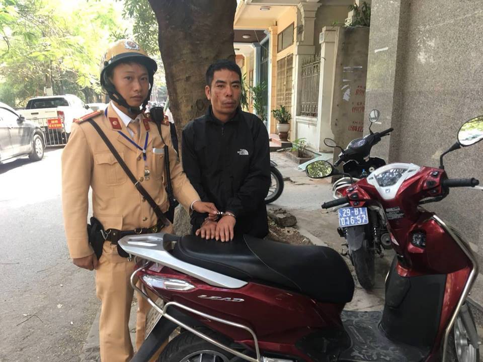 Ăn trộm đúng chiếc xe có gắn định vị, tên trộm chạy từ Nam Định lên Hà Nội vẫn không thoát-1