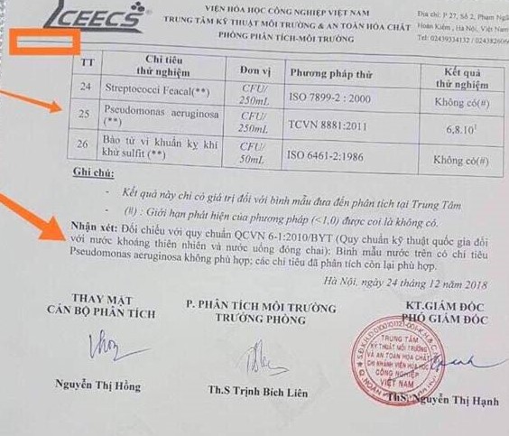 Hà Nội: Phát hiện nước uống tại trường tiểu học nhiễm khuẩn mủ xanh (Pseudomonas)-3