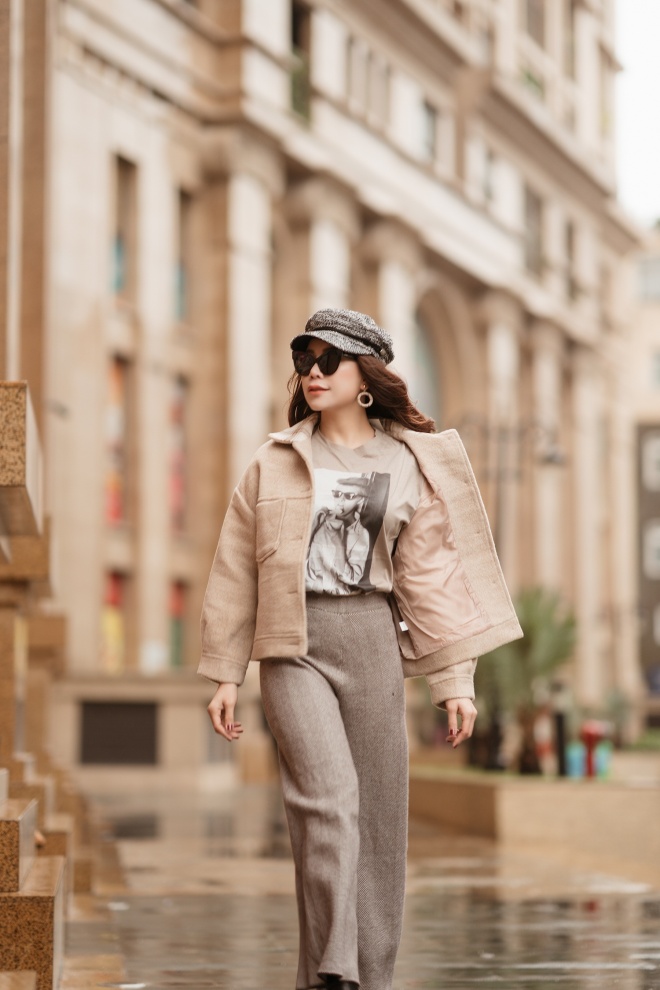 Sau khi tuyên bố làm mẹ đơn thân, Trà Ngọc Hằng khoe vẻ đẹp đầy kiêu hãnh giữa trời đông Hà Nội-9