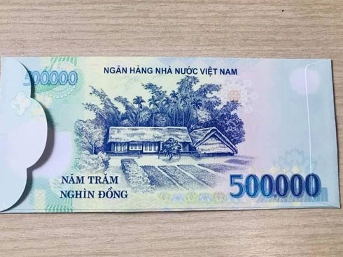 Bao lì xì bằng 'tiền 500 ngàn đồng' gây sốt thị trường Tết