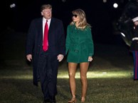 Bà Melania Trump gây tranh cãi với chiếc quần phản chủ, trông như bán khỏa thân